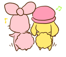 Riboncyan and Makaronchan sticker #5547378