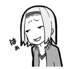 Do you like the strange face? sticker #5547746