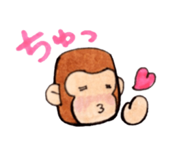 Placard Monkey sticker #5549171