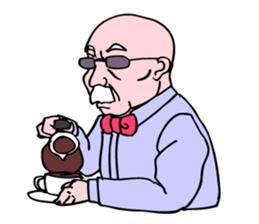 A cafe master is waiting for you all. sticker #5549815