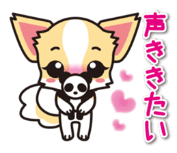 Cute Chihuahua Sticker.Spoiled child sticker #5549910