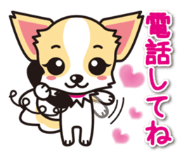 Cute Chihuahua Sticker.Spoiled child sticker #5549911
