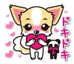 Cute Chihuahua Sticker.Spoiled child sticker #5549919