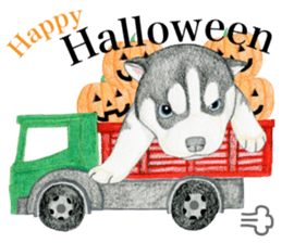 Siberian Husky Sticker (English) sticker #5550220