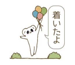 Funny grouse parent-child & cute ermine2 sticker #5550625