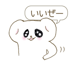 Funny grouse parent-child & cute ermine2 sticker #5550655