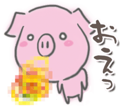 Pig -chan Reaction sticker #5550681