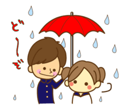 It was of a girl, a life to stamp sticker #5550705