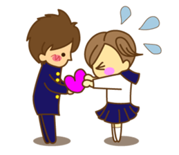 It was of a girl, a life to stamp sticker #5550707