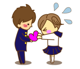 It was of a girl, a life to stamp sticker #5550707