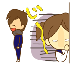 It was of a girl, a life to stamp sticker #5550709