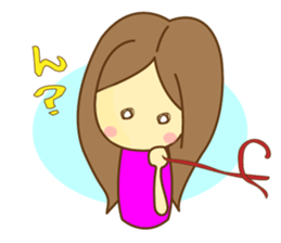 It was of a girl, a life to stamp sticker #5550715