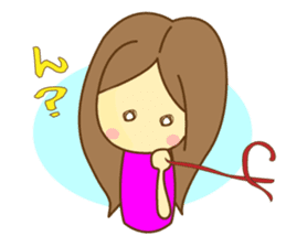 It was of a girl, a life to stamp sticker #5550715