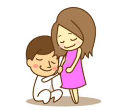 It was of a girl, a life to stamp sticker #5550723