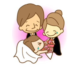 It was of a girl, a life to stamp sticker #5550734