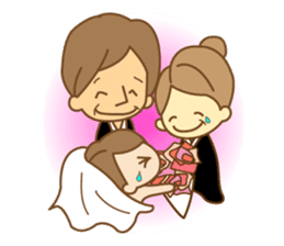 It was of a girl, a life to stamp sticker #5550734