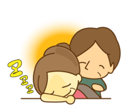 It was of a girl, a life to stamp sticker #5550736