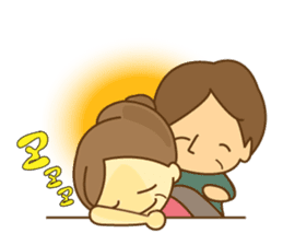 It was of a girl, a life to stamp sticker #5550736