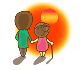 It was of a girl, a life to stamp sticker #5550738