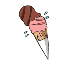 The world of IceCream&SoftServeIceCream sticker #5550741
