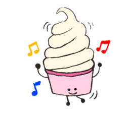The world of IceCream&SoftServeIceCream sticker #5550750
