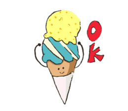 The world of IceCream&SoftServeIceCream sticker #5550756