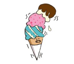 The world of IceCream&SoftServeIceCream sticker #5550767