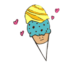 The world of IceCream&SoftServeIceCream sticker #5550770