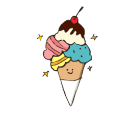 The world of IceCream&SoftServeIceCream sticker #5550771