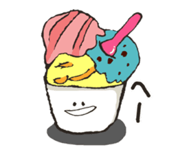 The world of IceCream&SoftServeIceCream sticker #5550774