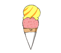 The world of IceCream&SoftServeIceCream sticker #5550777