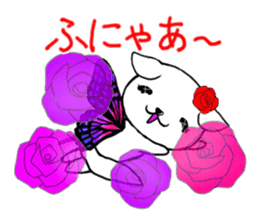 Sticker of butterfly dog sticker #5550860