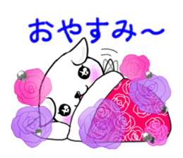Sticker of butterfly dog sticker #5550874