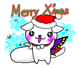 Sticker of butterfly dog sticker #5550898