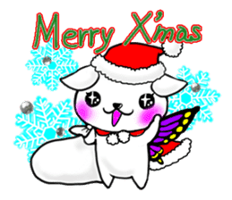 Sticker of butterfly dog sticker #5550898