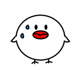 I greet by Mr. paddybird. sticker #5551320