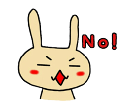 Rabbit cute rabbit sticker #5551877