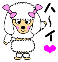 JIN-JIN Poodle Life sticker #5552708