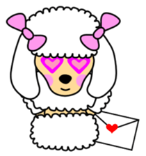 JIN-JIN Poodle Life sticker #5552713