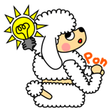 JIN-JIN Poodle Life sticker #5552718