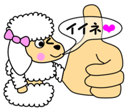 JIN-JIN Poodle Life sticker #5552722