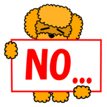 JIN-JIN Poodle Life sticker #5552725