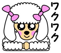 JIN-JIN Poodle Life sticker #5552728