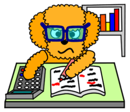 JIN-JIN Poodle Life sticker #5552732