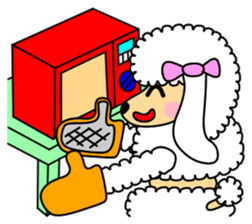 JIN-JIN Poodle Life sticker #5552735