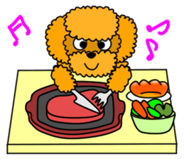 JIN-JIN Poodle Life sticker #5552736