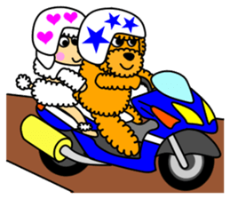 JIN-JIN Poodle Life sticker #5552743