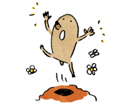 MOGUCHO THE MOLE sticker #5552791
