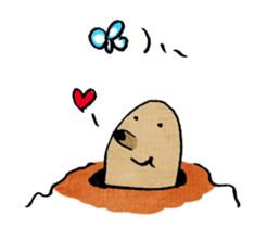 MOGUCHO THE MOLE sticker #5552794
