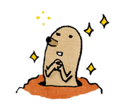 MOGUCHO THE MOLE sticker #5552795